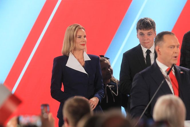 Tak córeczka Nawrockiego skradła show tacie! 