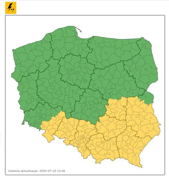 Ostrzeżenia meteorologiczne IMGW