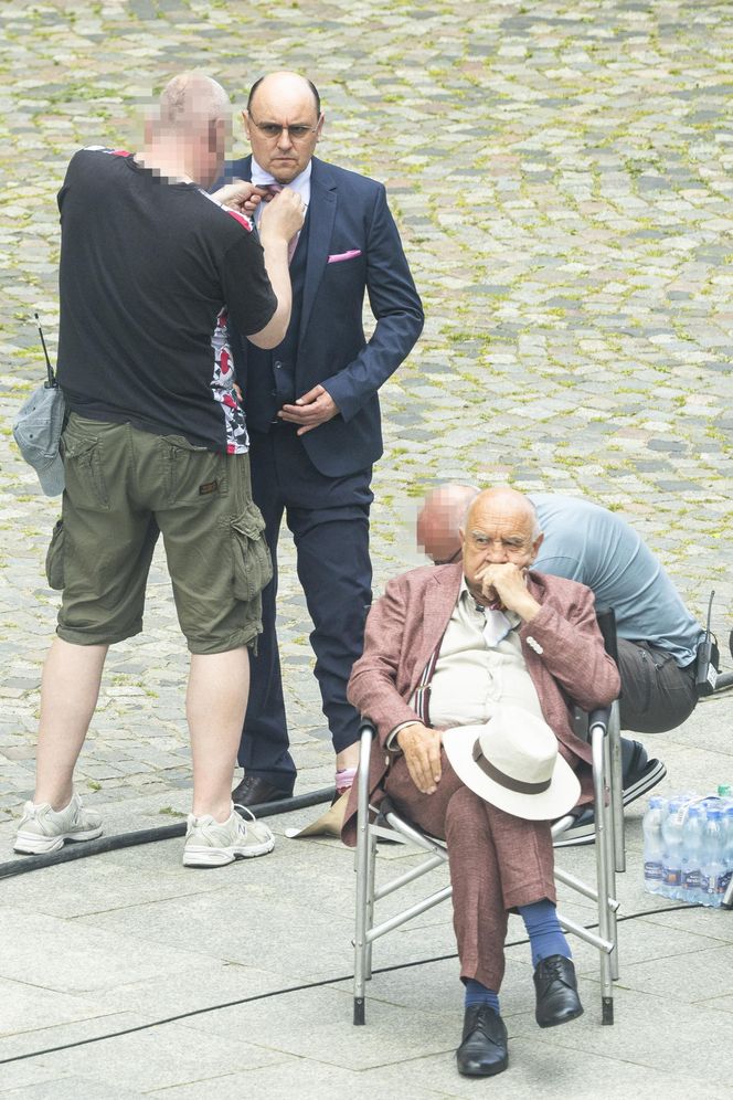 Gwiazdy na planie serialu "Klara"