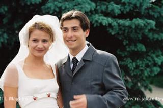 M jak miłość. Hanka (Małgorzata Kożuchowska), Marek (Kacper Kuszewski)