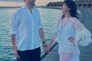 Natalia Kukulska srebrne gody na Malediwach