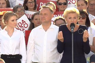 Agata Duda ZABRAŁA GŁOS. Emocjonalne wystąpienie i apel do Trzaskowskich. Wybory 2020