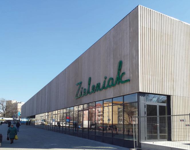 Budowa hali targowej na warszawskiej Ochocie