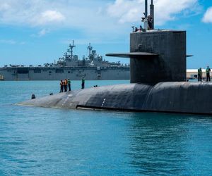 Amerykański okręt podwodny na Guam
