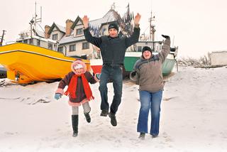 CHAŁUPY: Ania Baranowska z rodziną wypoczywa nad morzem