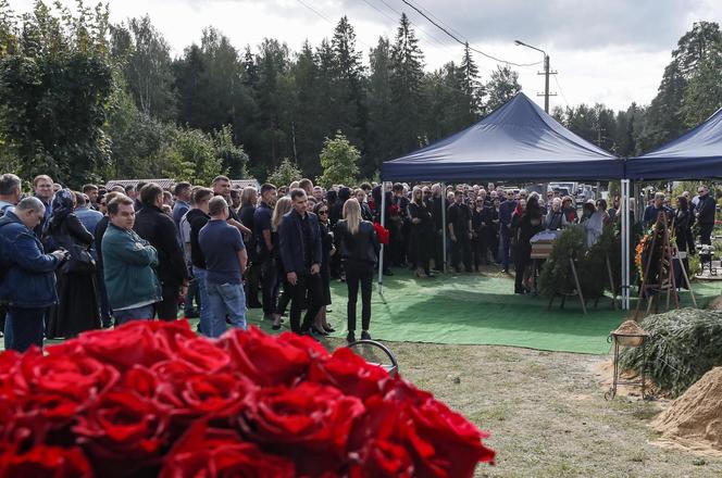 Ceremonia pogrzebowa Jewgienija Prigożyna