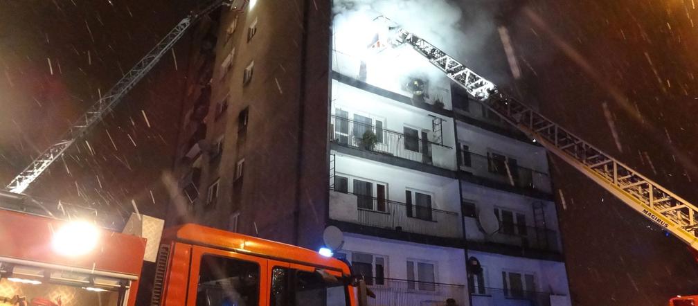 Kraków: Pożar w bloku przy ul. Czarnowiejskiej