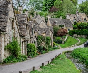 Wieś Bibury w hrabstwie Gloucestershire w Anglii