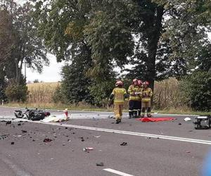 Motocyklista zjechał wprost pod cysternę nie żyje