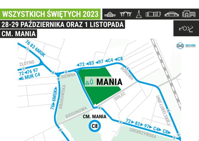 Wszystkich Świętych 2023. Jak dojechać na łódzkie cmentarze?