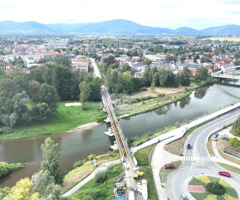 Remont linii Żywiec - Sucha Beskidzka