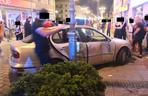 Wariacki rajd pijanego kierowcy po deptaku w Kielcach! Zdjęcia z wypadku