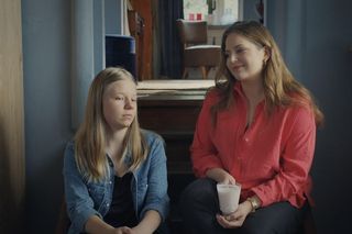 M jak miłość, odcinek 1823. Lenka (Olga Cybińska), Anita (Melania Grzesiewicz)