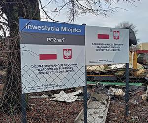 Rozbiórka budynku Warty Poznań