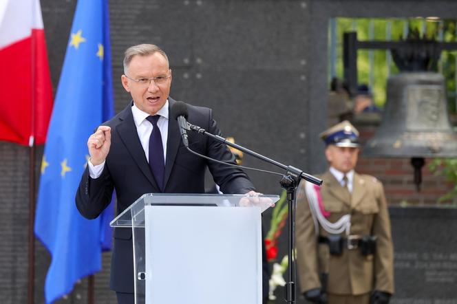 Andrzej Duda na Obchodach 80. rocznicy wybuchu Powstania Warszawskiego