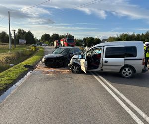 Wypadek w Sukowie. Rannego zabrał śmigłowiec LPR