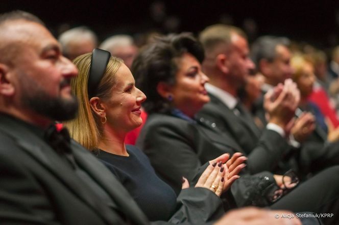 Marta Nawrocka w Operze Lubelskiej. Klasa, uśmiech i piękny gest