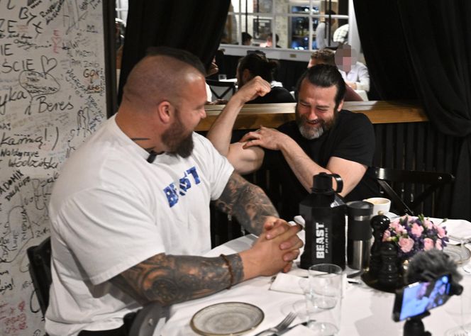 Eddie Hall zjadł przed walką z Pudzianowskim ogromnego steka. Pożre też "Pudziana"?