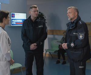 Na dobre i na złe, odc. 875: Blanka (Pola Gonciarz), policjanci (Sebastian Wątroba, Michał Winiarski)