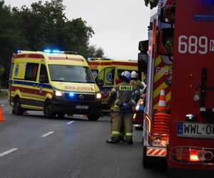 Czołówka pod Wołominem. Dwie osoby w szpitalu