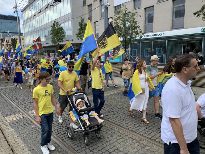 Marsz Autonomii Śląska przeszedł ulicami Katowic. "Hajmatu nie oddomy"