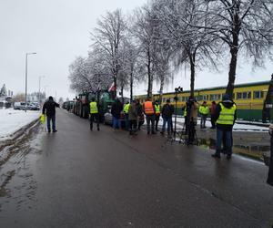 Protest rolników w Hrubieszowie - 9 lutego 2024