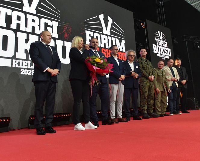 Andrzej Gołota na otwarciu V Forum Polskiego Boksu w Kielcach