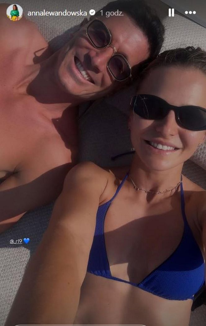 Robert Lewandowski na wakacjach