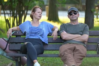 Pierwsza miłość, odcinek 3921: Teresa (Ewa Skibińska), psychol Mateusz (Lesław Żurek)