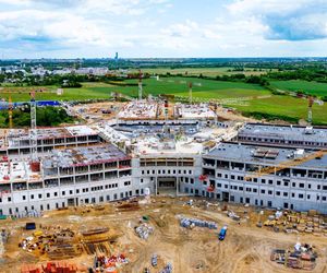 Budowa Szpitala Onkologicznego we Wrocławiu - lipiec 2025