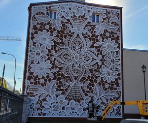 Nowy mural na ulicy Włókienniczej w Łodzi