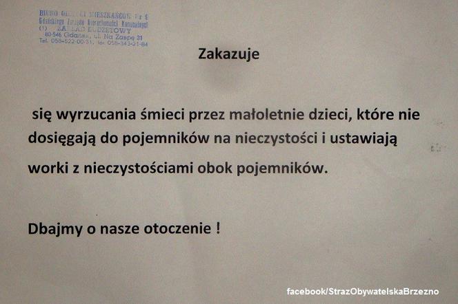 Na tym osiedlu dzieci dostały zakaz wynoszenia... śmieci