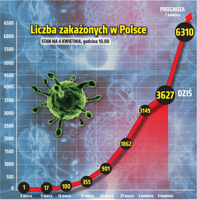Koronawirus w Polsce - tak wyglądają bieżące statystyki