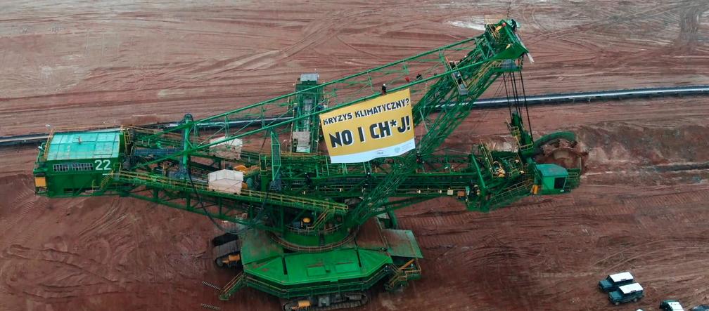  Kryzys klimatyczny no i Ch*j. Akcja Greenpeace w kopalni Turów 