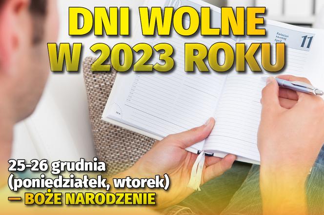 Dni wolne w 2023 roku