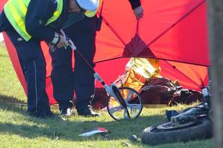 Dramatyczny wypadek w Janówku pod Tarczynem. Zginął motocyklista