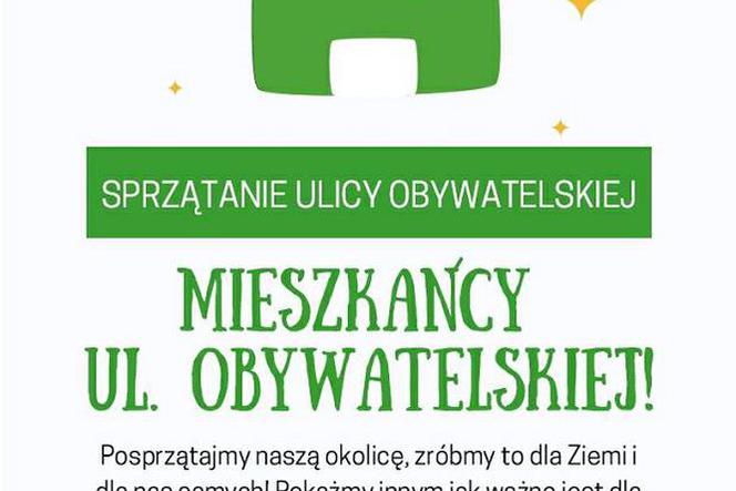 Mieszkańcy ul. Obywatelskiej posprzątają osiedle
