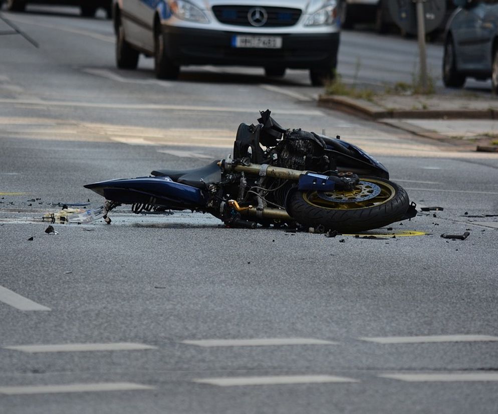 Motocykl, wypadek