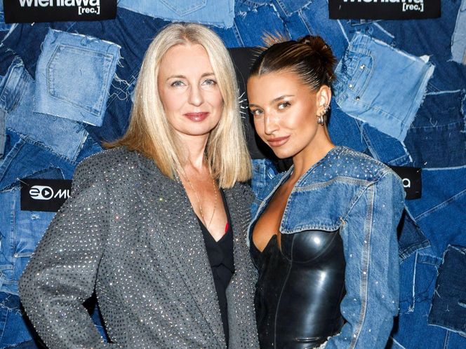 Julia Wieniawa z mamą