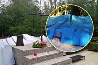Kontrowersyjna przemiana pomnika na największym cmentarzu w Polsce. Internauci grzmią: Przaśny, Oczy bolą