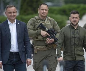 Andrzej Duda i Wołodymyr Zełenski