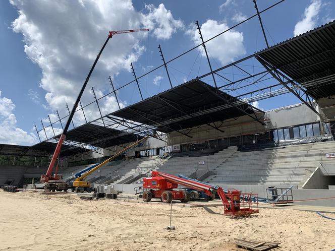 Nowy stadion GKS w Katowicach. Budowa