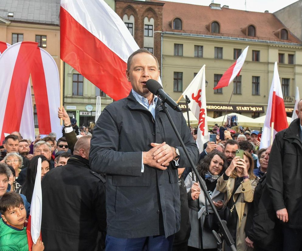 Karol Nawrocki przyjechał do Torunia. Fotorelacja ze spotkania
