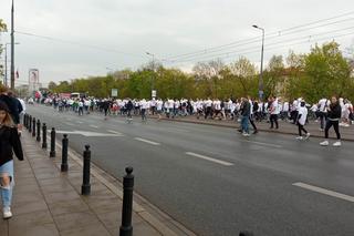 Przemarsz kibiców Legii Warszawa na PGE Narodowy