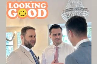 	Barwy szczęścia na planie.  Herman (Maciej Raniszewski), Klemens (Sebastian Perdek), Kacper (Jakub Szlachetka) 