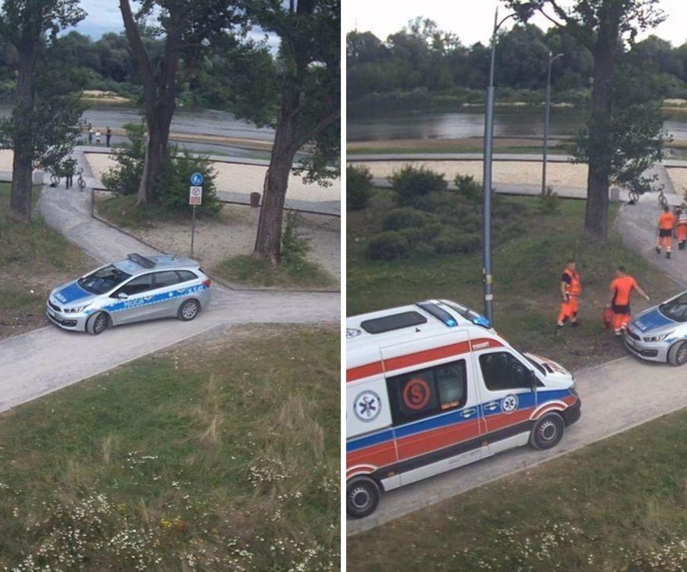 Dzieci chodziły środkiem Sanu! Nie zdawały sobie sprawy z niebezpieczeństwa  