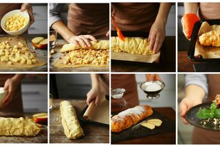 Strudel jabłkowy w cieście francuskim: przepis na pyszne ciasto na święta i nie tylko!