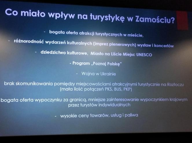 Podsumowanie sezonu turystycznego 2023 Lokalna Organizacja Turystyczna Zamość i Roztocze