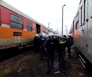 Ćwiczenia policji w Iławie. Pociąg Specjalny