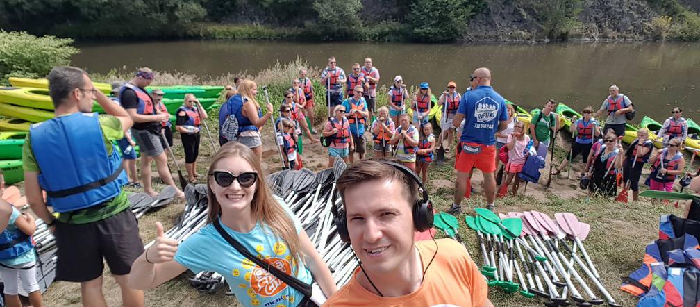 ESKA Summer City na raftingu w Bardzie